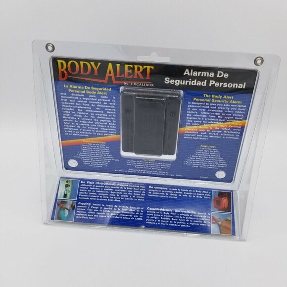 Body Alert Personal Security Alarm By Excalibur W/120-Dec. Multi-tone Siren NEW! - Picture 4 of 5